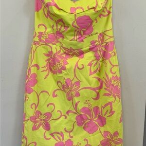 NWT Trina Turk Strapless floral dress Size 10